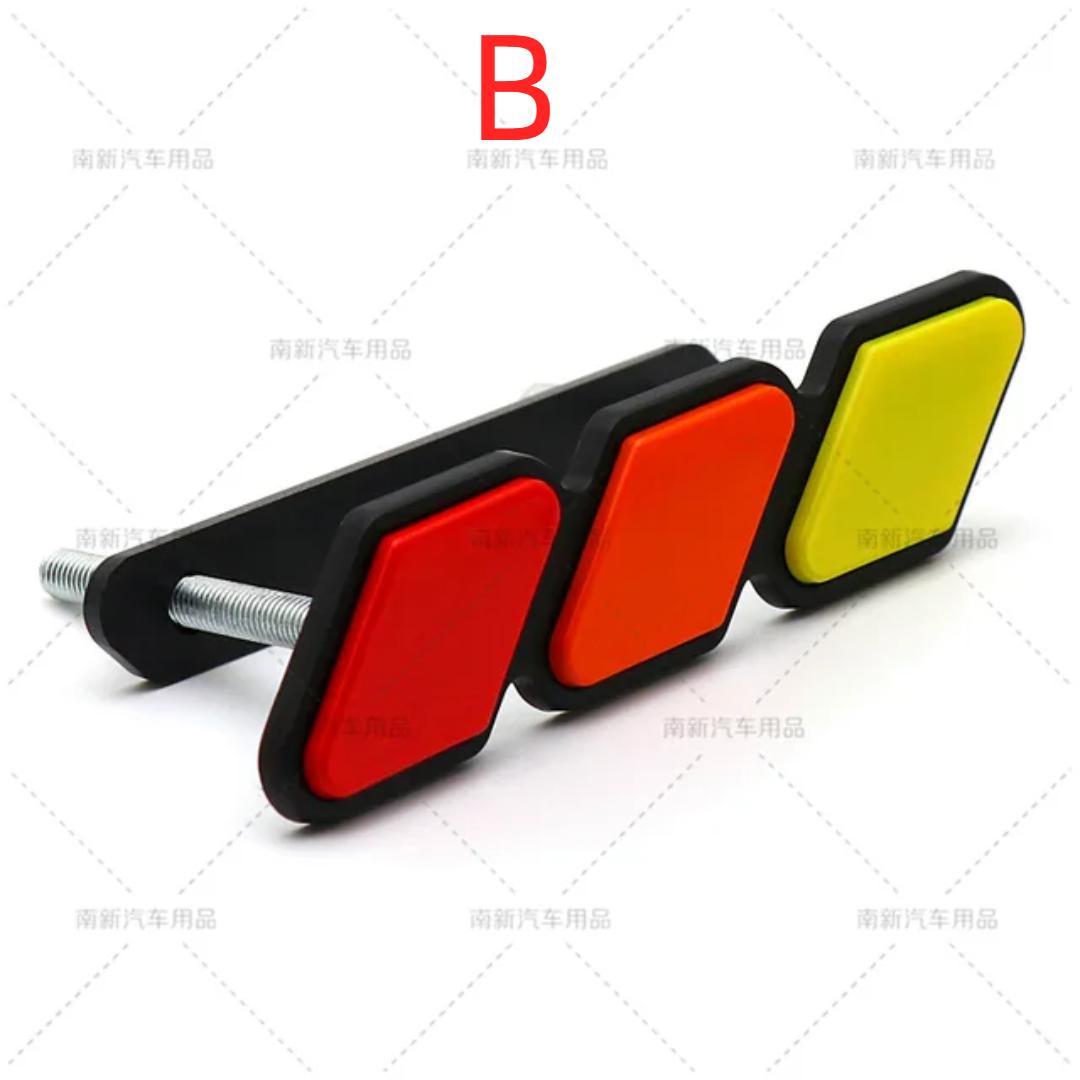 

3 цвета, эмблема на передней решетке, логотип для T/oyota T/acoma T/undra 4Runner TRD Highlander Rav4 CHR, полоса воздухозаборника, автомобильные аксессуары B