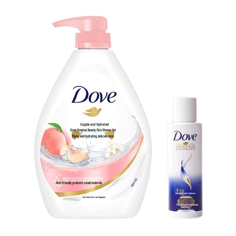 

Dove Nourishing Body Wash & Shampoo Set