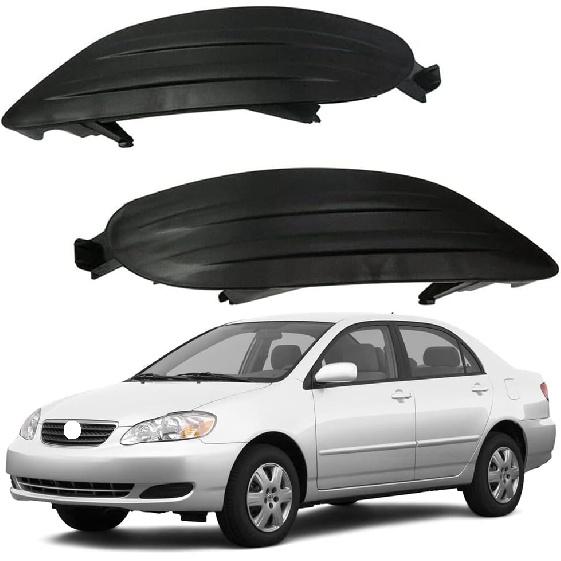 BestParts New Pair of Fog Light Lamp Bumper Covers Insert RH LH For Toyota Corolla 2005 2006 2007