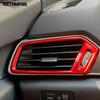 Front Air Condition Vent Outlet Cover Molding Trim For Honda Accord 2018     Carbon Fiber Interior Accessories