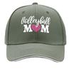Volleyball Mom Love Heart Volleyball Baseball Cap Adjustable Breathable Golf Hat for Women Fashion Sandwich Baseball Cap