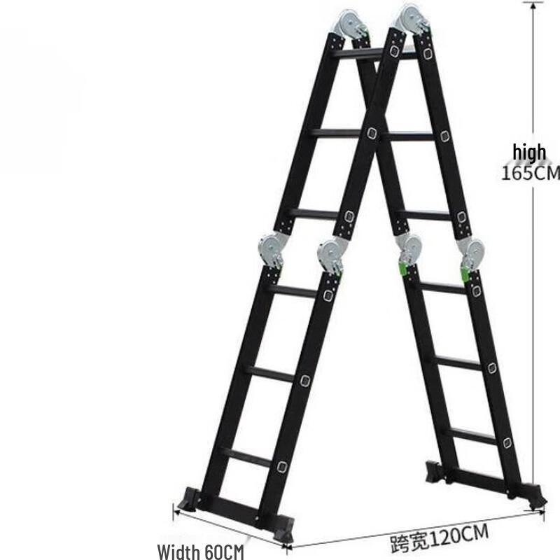 NaiDuo Multi-Purpose Aluminum Telescopic Ladder