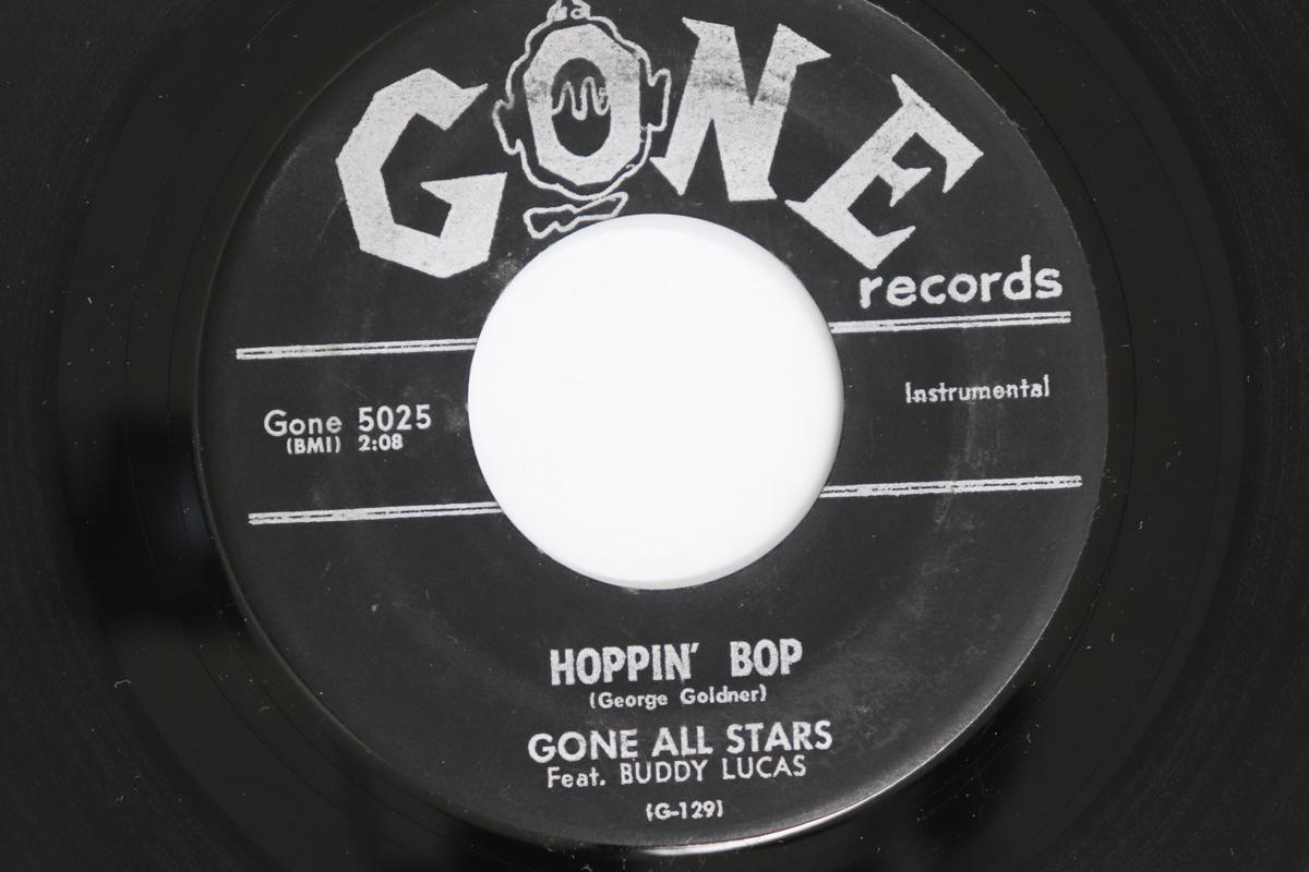 

7inch Record GONE ALL STARS, BUDDY LUCAS - Hoppin Bop / The Gee Gee Walk Gone5025 Gone Records 1958 US Rock Used