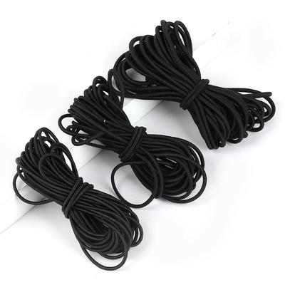 Snur elastic de 2 m Benzi rotunde elastice Frânghie Bandă de cauciuc DIY șiret pentru cusut pantaloni croitorie