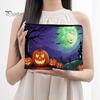 Large Capacity Pencil Bag Halloween Storage Bag, with Pumpkin Ghost Pattern Design, Thickened Stylish Travel Toiletry Organizer Canvas Cosmetic