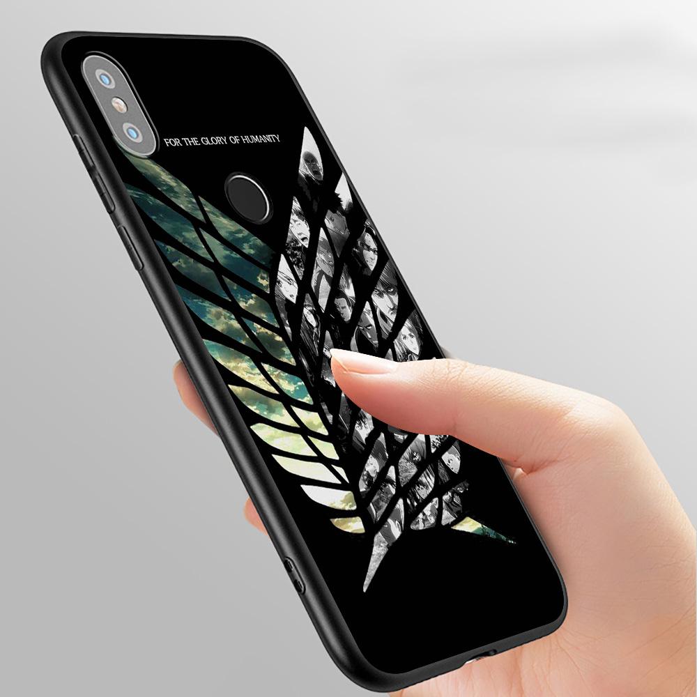 GX25 Attack On Titan Levi mykt silikondeksel for Redmi Note 4X 5 5A Prime 6 6A 7 7A 8 8A 8T 9 9A 9C 9S Pro Lite