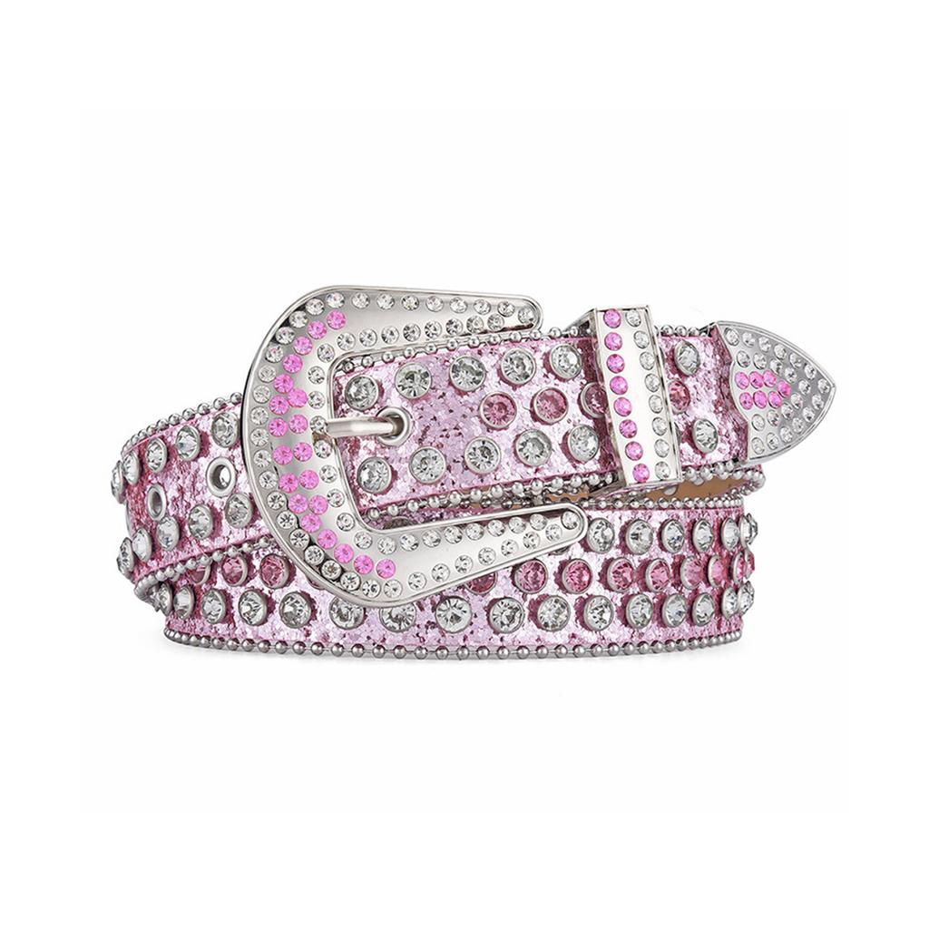 Cool Gothic Waist Chain Casual Belt Studded Waist Ceinture Glittered Belt Studded Blingbling Easy Belt