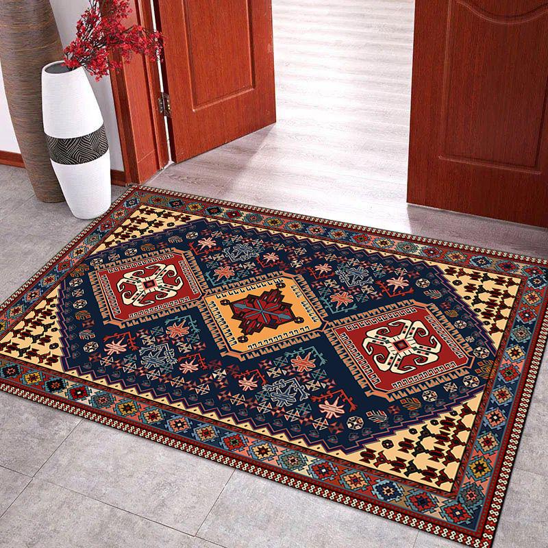 Retro etnický styl koberec vstupní rohožka do dveří obývací pokoj ložnice koberec ke konferenčnímu stolku protiskluzová oděruvzdorná rohožka ke dveřím