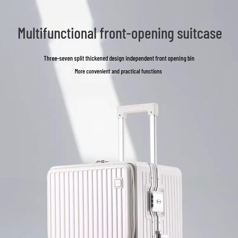 Xiao Yan Front-Opening Aluminum Frame Luggage