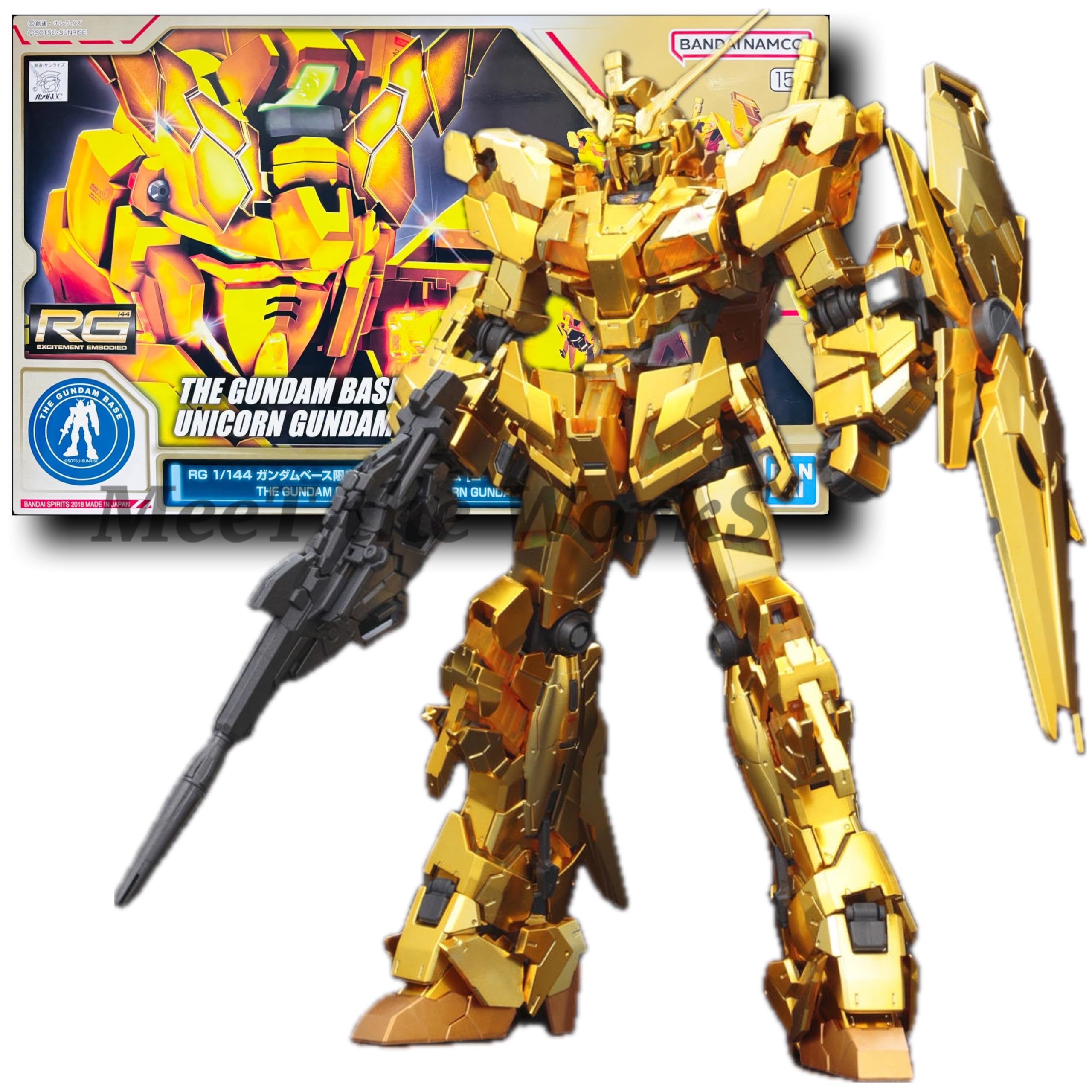 

[RG] 1/144 Base Limited Unicorn [Gold Coating] Mobile Suit UC [Unicorn] Pre-colored Plastic Model Kit