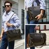 Full Grain Top Layer Cowhide Multi Compartment Men's Briefcase Can Hold 14.2-inch Genuine Leather Laptop Bag