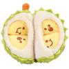 Detachable Fruit Durian Plush Pillow Collection Peeling Durian Plush Doll  Festival Party Decor