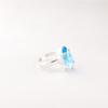 Swiss Blue Topaz Gemstone 925 Sterling Silver Jewelry Handcrafted Designer Ring RR-65-3
