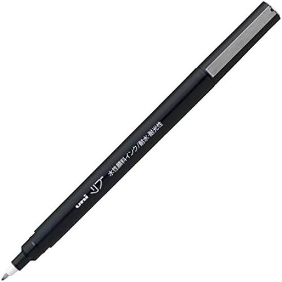 Mitsubishi Pencil Sign Black of Pen, Ribbed, 0.5mm, L-50, (Pack 10) (Backordered) L50.24