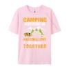 Camping Where Friends And Marshmallows Get Toasted Together Unisexs Korean Fashion Unisexs Gifts Hip Hop Loose