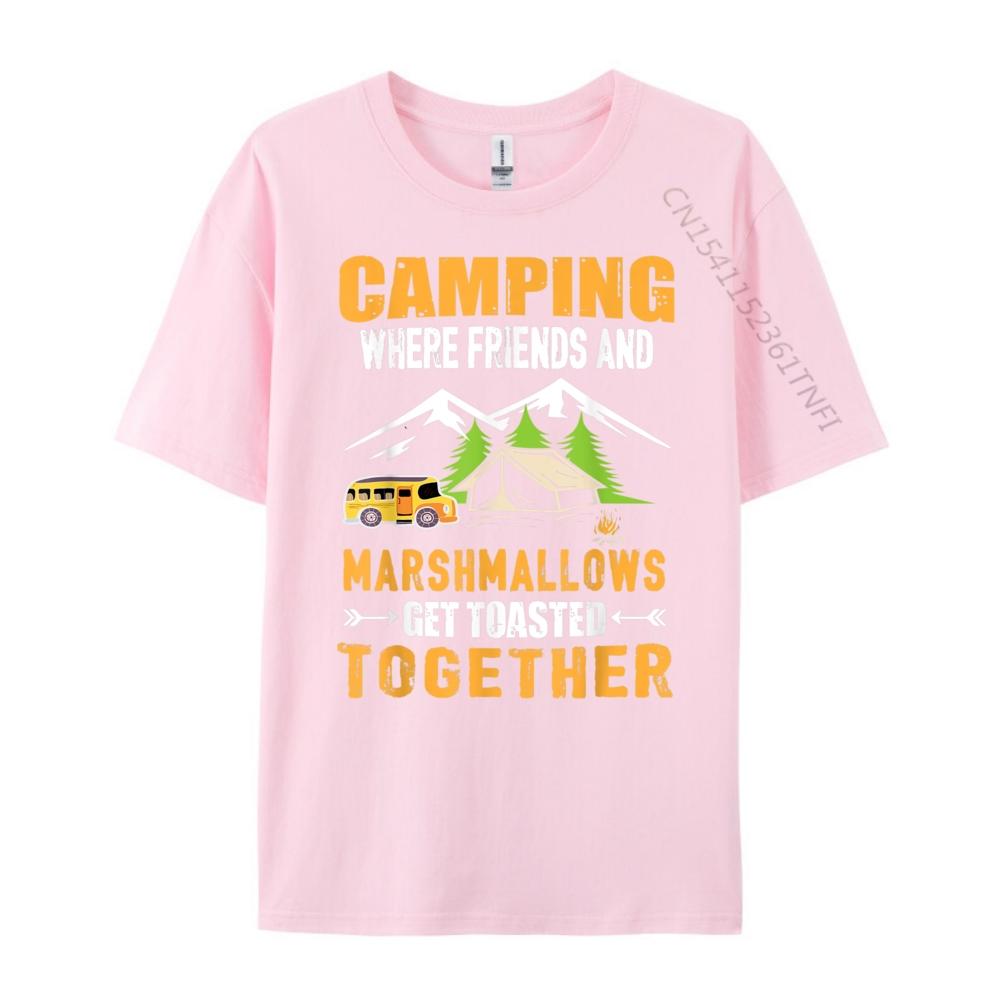 Camping Where Friends And Marshmallows Get Toasted Together Unisexs Korean Fashion Unisexs Gifts Hip Hop Loose