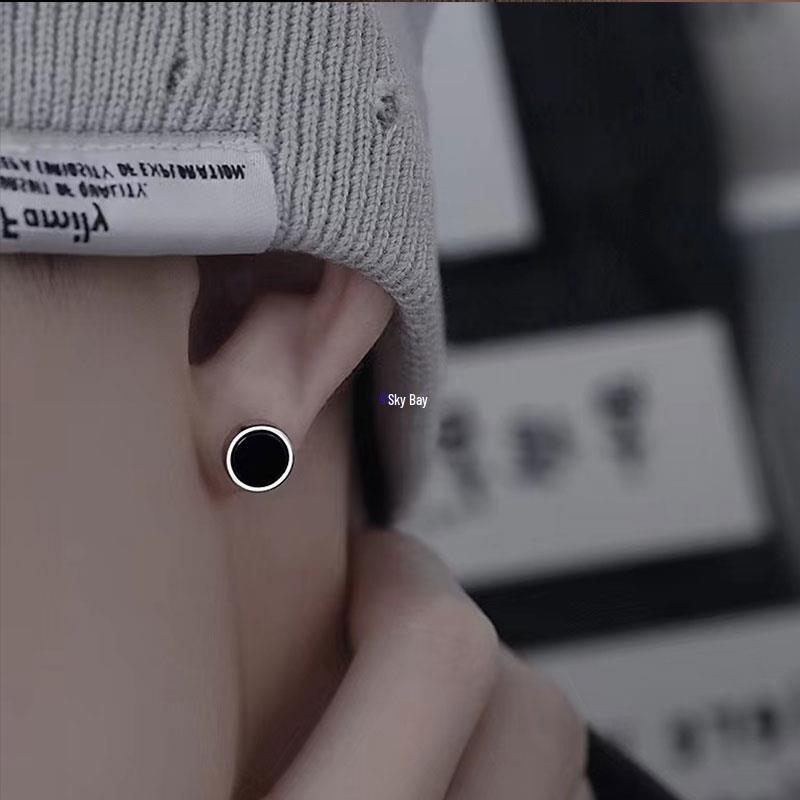 Trendige magnetische Titanstahl-Ohrclips für Jungen und Männer - Kein Piercing erforderlich