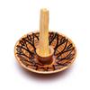 Ceramiczna podstawka pod palo santo - brązowa