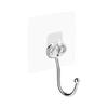 Storage Hook Hanger Self Adhesive Hook Adjustable Wall Rack Kitchen Bathroom