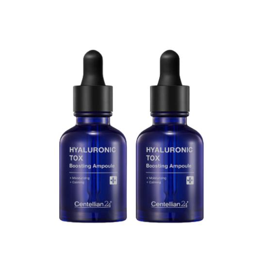 Centellian24 Hyaluronic Tox Boosting Ampoule Deep Hydrating Plumping Serum 30ml x2