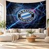 Nástěnná tapiserie Bayern Mnichov, Nástěnný závěs z měkké látky, Dekorativní pozadí pro ložnici, Domácí nástěnné umění