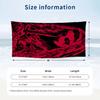 Dark Gothic Custom Name Printed Beach Towel Personalized Soft Towel For Swimming Beach Travel