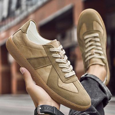 Sneakers Outdoor in Vera Pelle di Alta Qualità da Uomo Scarpe Casual Comode con Fondo Morbido Scarpe Oxford