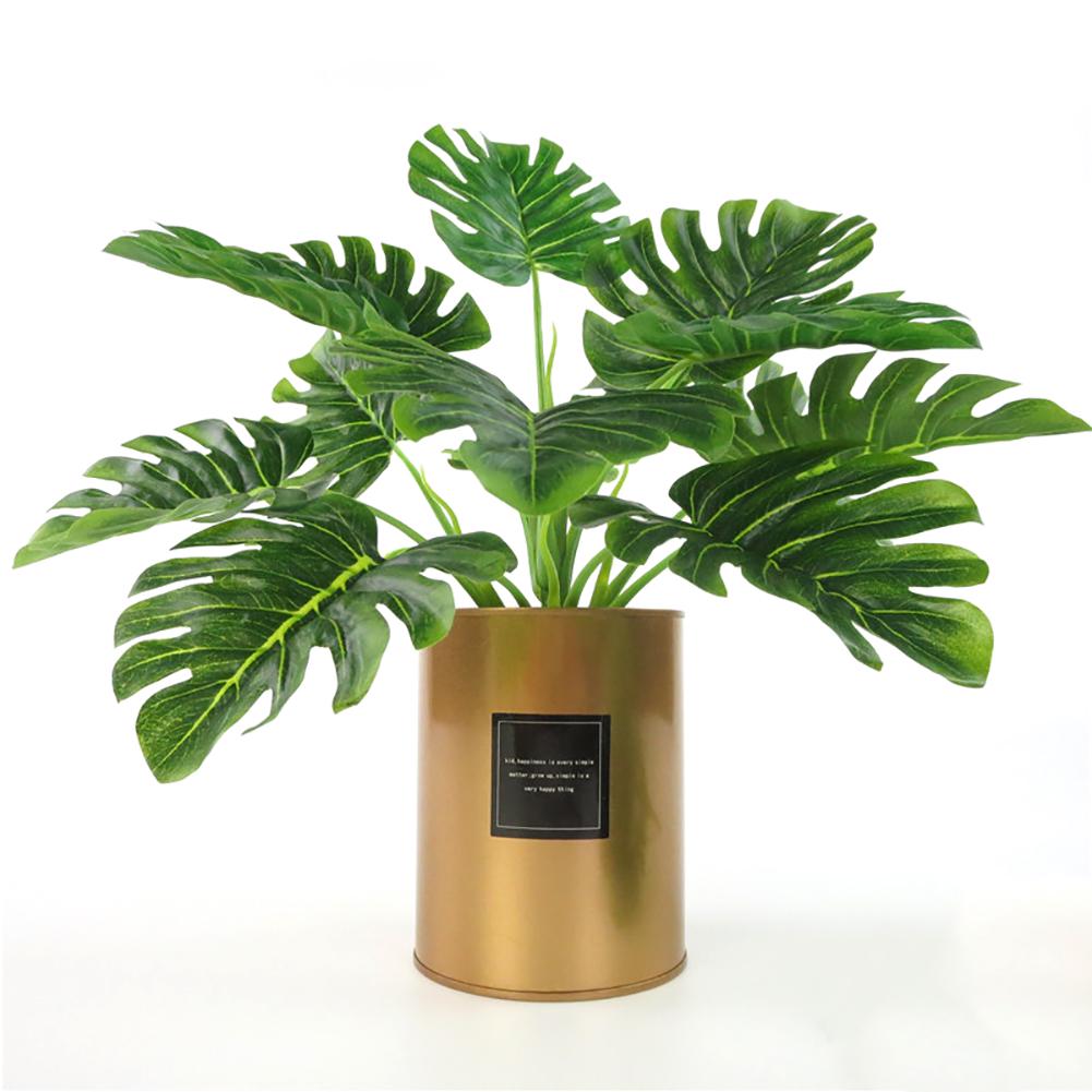 1Pc Artificial Monstera Simulation Plant Wedding Home Hotel Cafe Party Decor Christmas Ornament