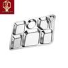 304 Stainless Steel 7-Compartment Divided Dinner Plate
