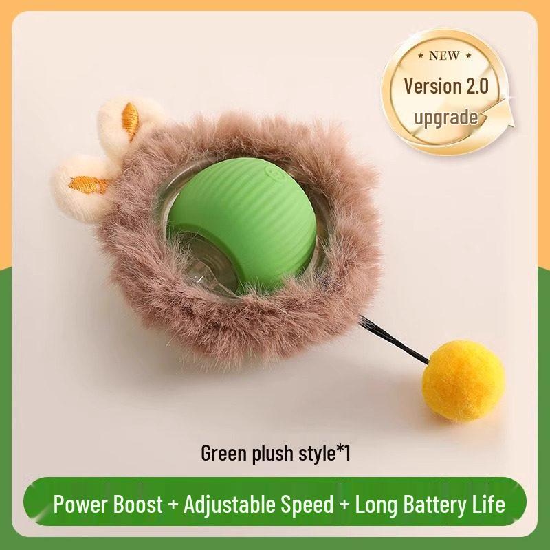 Smart Cat Dodging Ball: Automatic Electric Toy for Self-Entertaining and Decompression