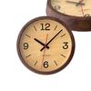 KATOMOKU km-136WA Walnut Wall Clock with SKP Radio-Controlled Sweep Movement