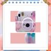 HIYQIN Cheki FUJIFILM instax Hülle Niedliche Kameratasche mit Schultergurt PU-Lederhülle, mini12/11/9/8+/8 (LFC)