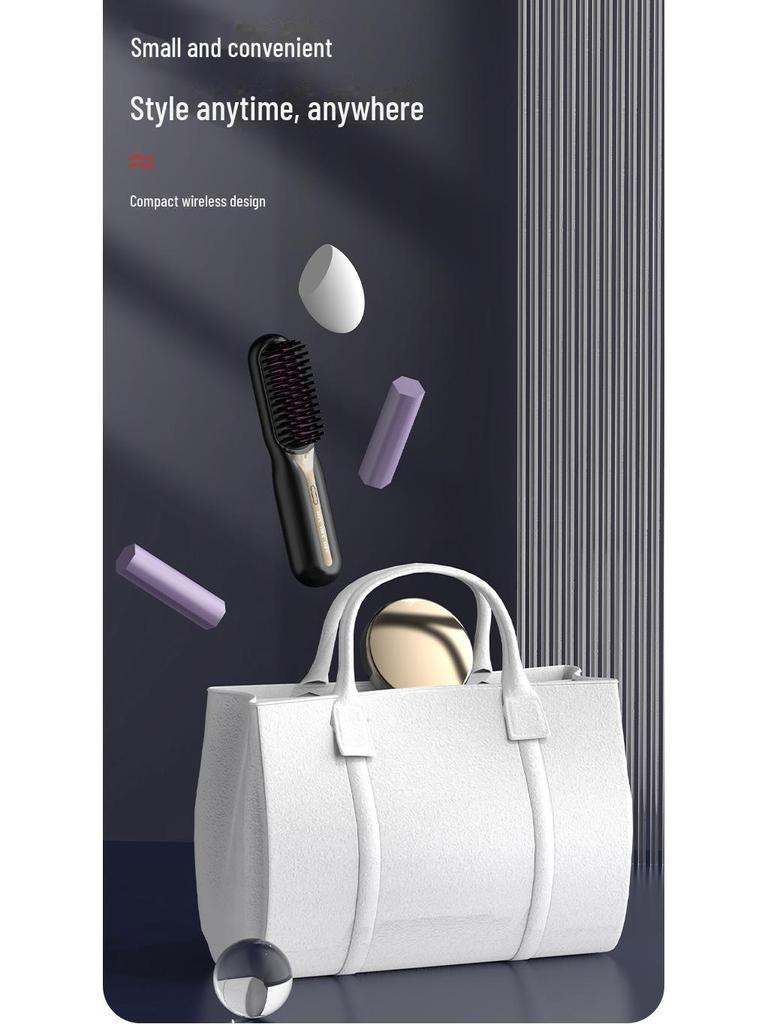 Dual-Purpose Ionic Hair Straightener & Curler - Gentle on Hair
