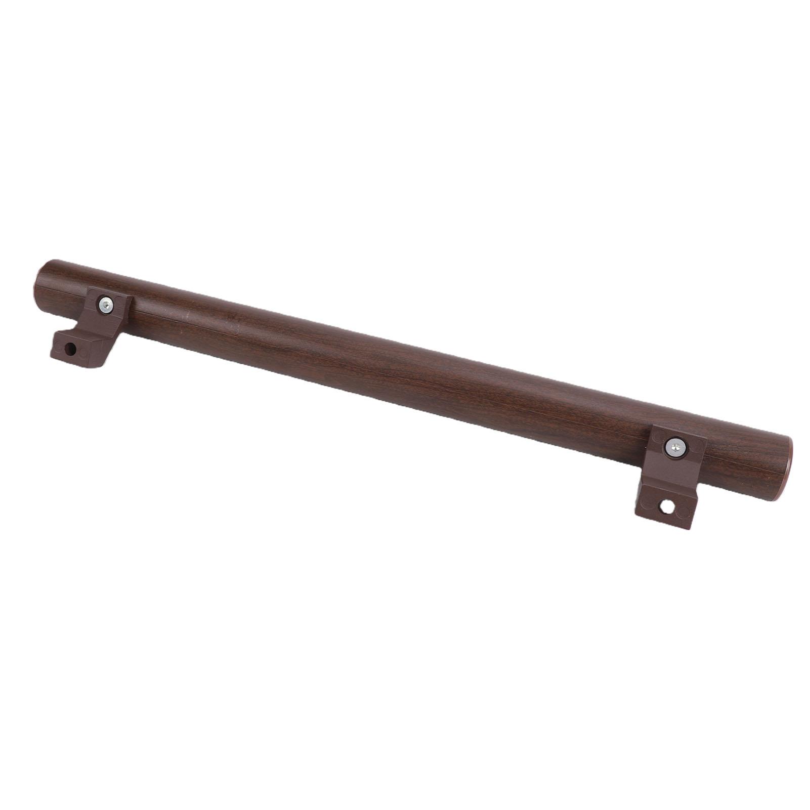 Grab   for Shower Aluminum Alloy 18.9 Inch Anti Slip   Shower Handle for Bathroom Walnut Color