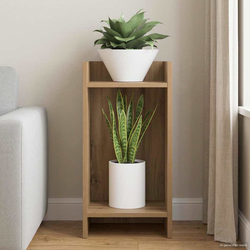 Plant Stand Artisan Oak 30 x 30 x 60 cm Engineered Wood