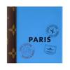 Louis Vuitton Travel In The City Logo Print Leather Passport Holder Unisex Accessories Blue M28496