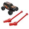 2 Pcs Front Rear Drive Shaft Aluminium Alloy RC CVD Front Rear Drive Shaft for   Latrax Teton 1Celsius18 Car