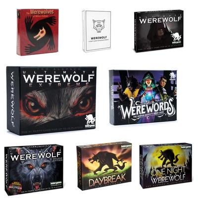 Edición en inglés: Lobo Blanco Astuto | Juego de Cartas Lobo del Amanecer - Serie Clásica de Puzzles de Hombres Lobo
