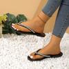 Women Summer Luxury Slides Shoes Rubber Flip Flops Shale Female Beach Pantofle Platform Designer Hawaiian Rhinestone Slippers