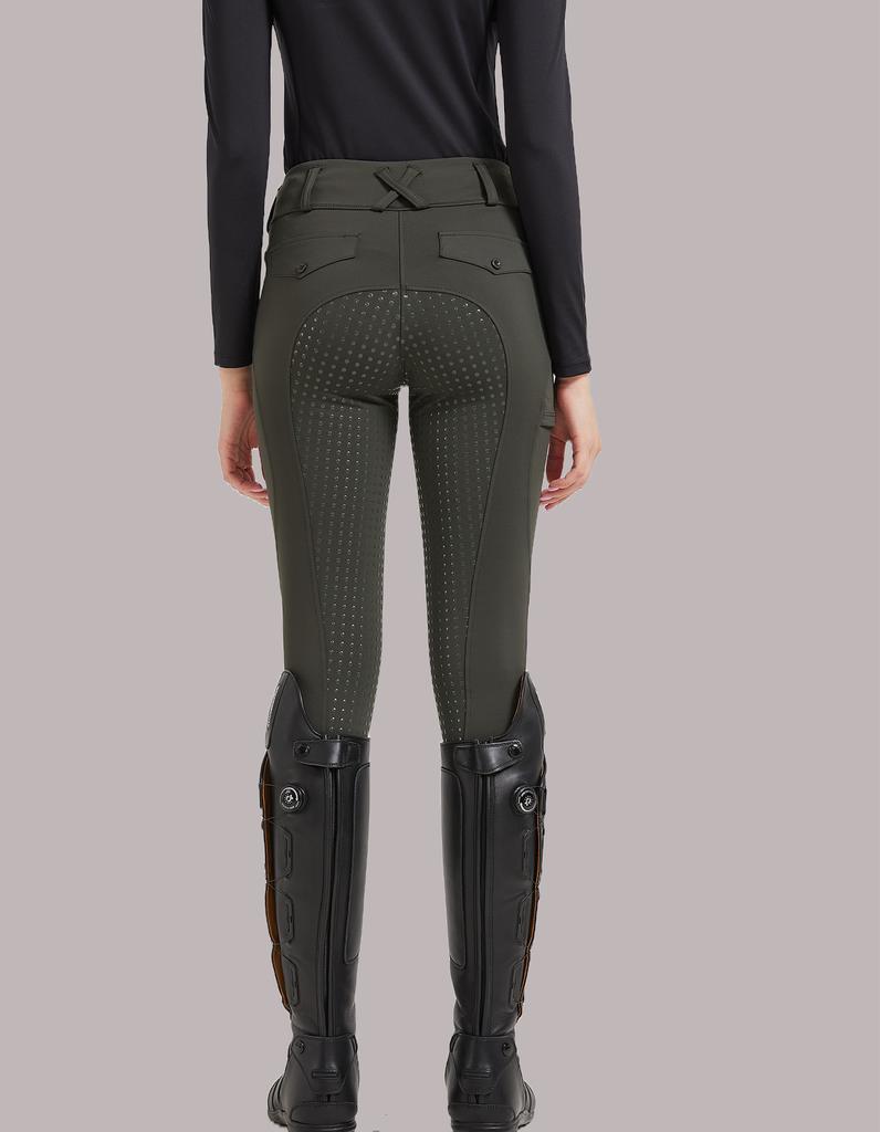 Professional horse riding pants silicone anti-slip quick-dry tight-fitting cycling sports pants for equestrian exams