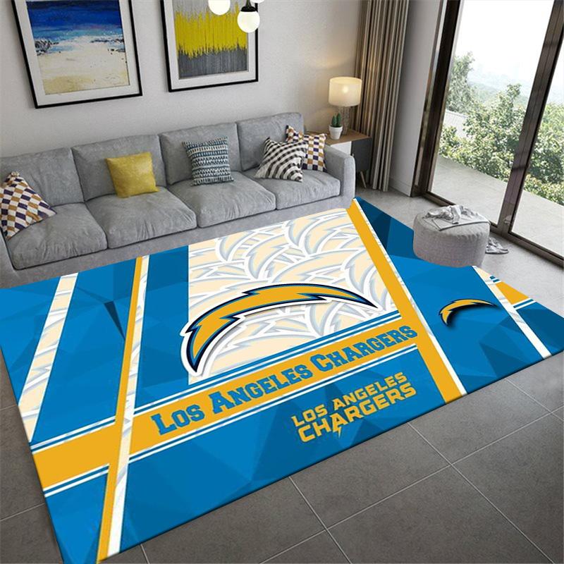 LA Chargers Carpet Rug for Living Room Bedroom Home Sofa Decoration,Kids Play Non-slip Floor Mat