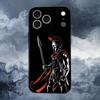 Spartan Warriors Phone Case For iPhone 17,16,15,14,13,12,11,Plus,Pro Max,XS,X,XR,SE,Mini,8,7,Soft Silicone Black