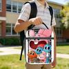 Gumballs Cartoon Gaming Insulated Lunch Bags High Capacity Reusable Thermal Bag Tote Lunch Box Work Travel Girl Boy