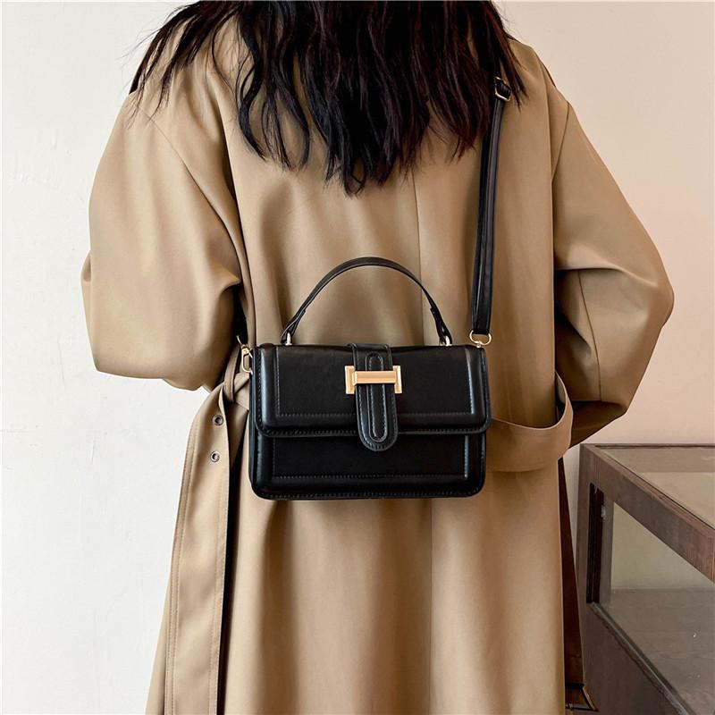 Stylish And Simple Single Shoulder Pu Crossbody Bag Perfect For Fall Fashion Trends