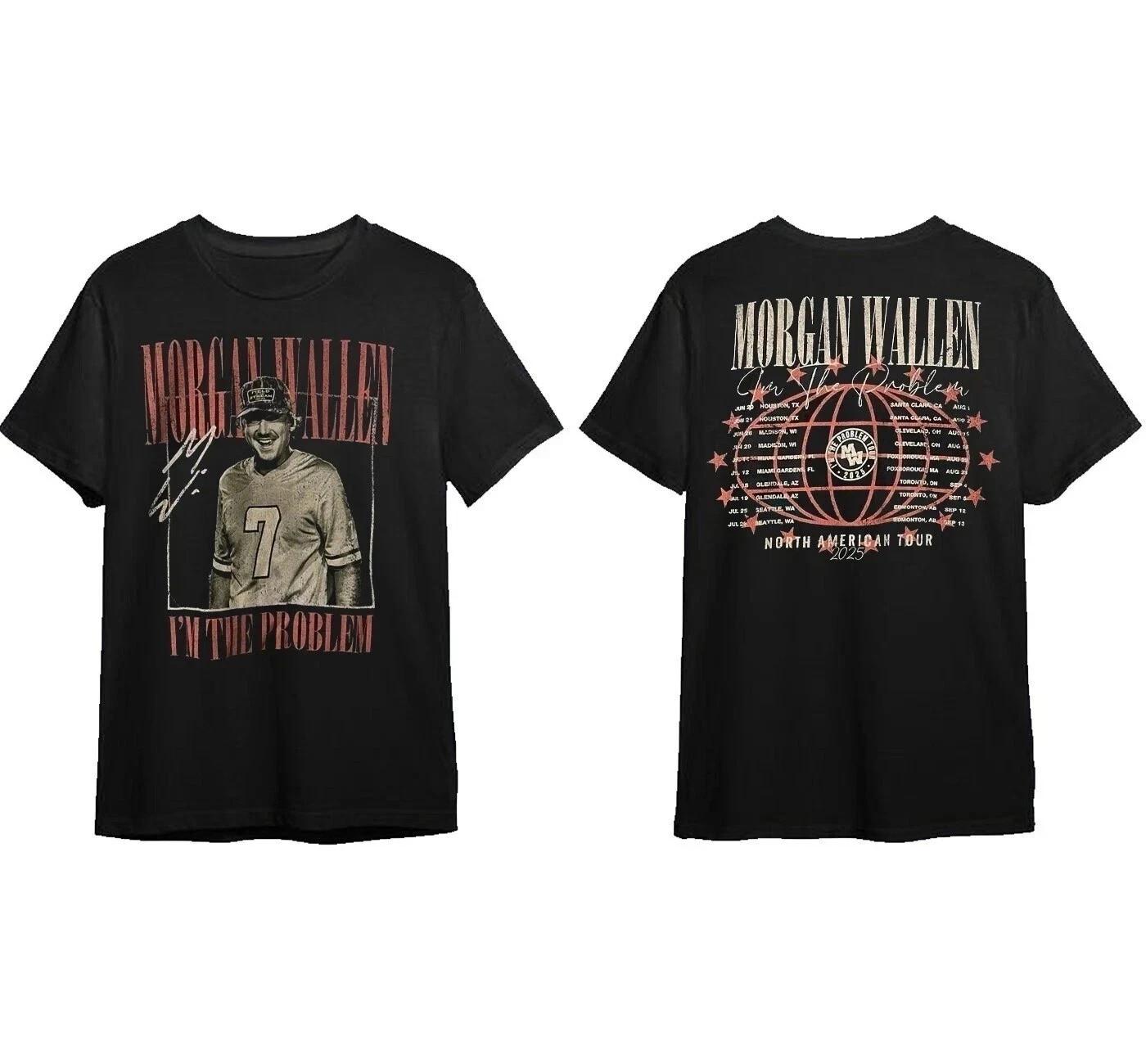 Morgan Wallen I’m The Problem 2026 Tour Merch reprint T-Shirt XL