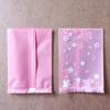 100Pcs Cherry Blossom Frosted Cookie Egg Yolk Cake Packaging Bag Sealed Cellophane Bags Biscuit Candy Baking Pouches