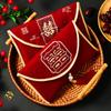 Chinese Style Wedding Red Envelope Tassel Embroidery Pattern Wedding Changing Fee Bag Traditional Hongbao Money Red Pocket