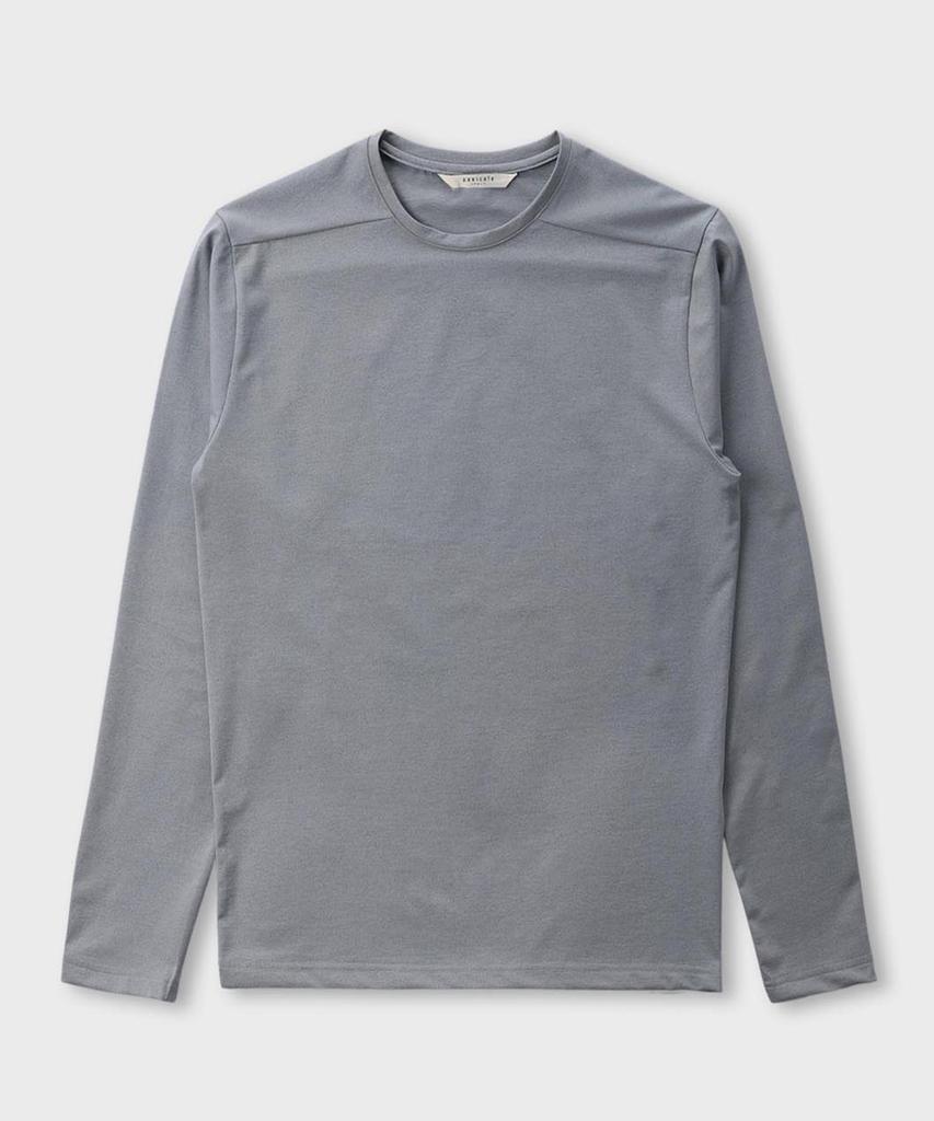 PANICALE Crew Neck Basic Long Sleeve T-Shirt 6 Colors