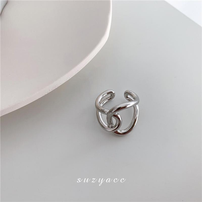 Elegant 925 Sterling Silver Roman Numerals Open Adjustable Ring For Women Stylish Geometric Design Perfect For Birthdays And Everyday Wear
