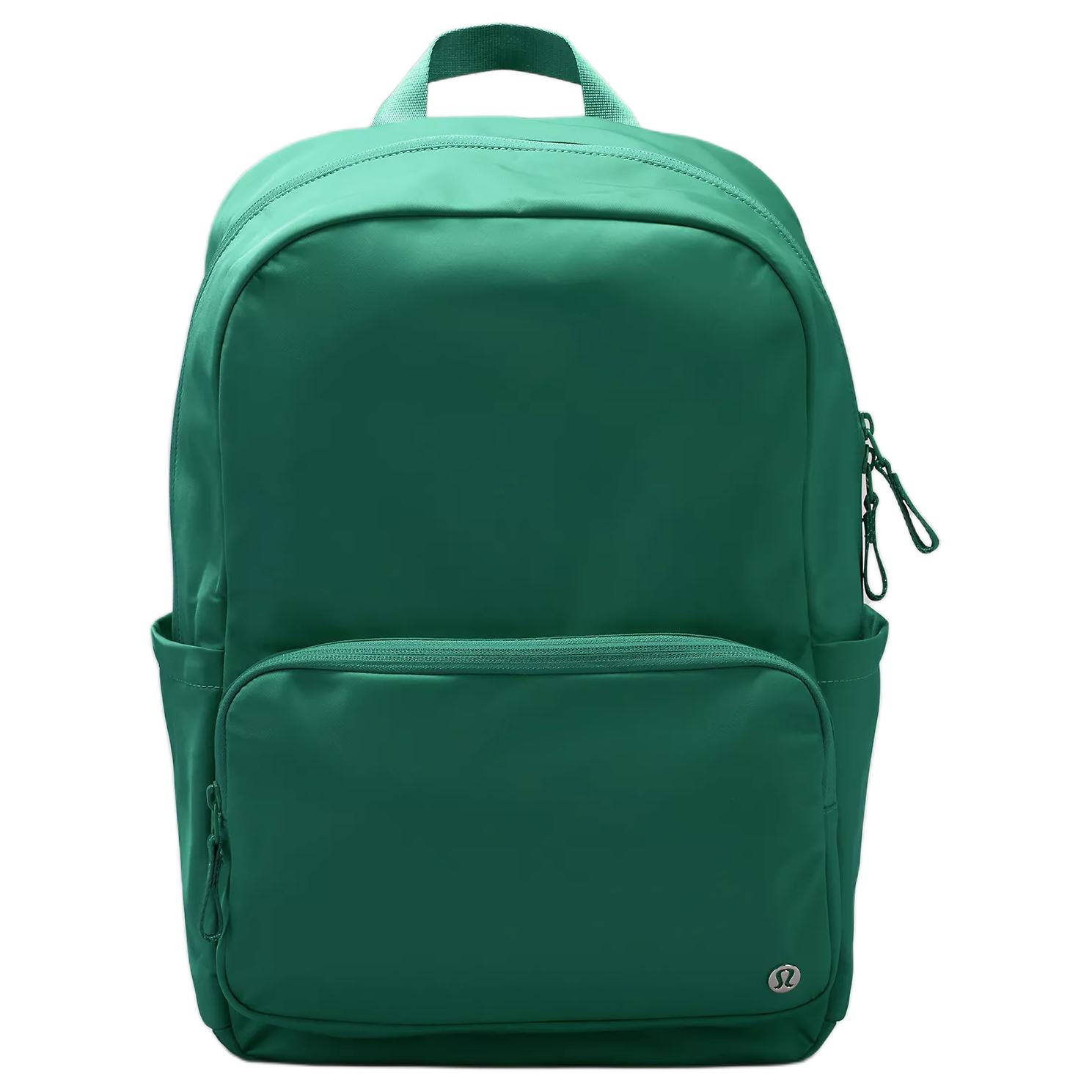 Lululemon Everywhere 22L Zipper Closure Versatile Nylon Backpack Unisex Backpack Cascadia-Green LU9BY6S-065550 Cascadia Green